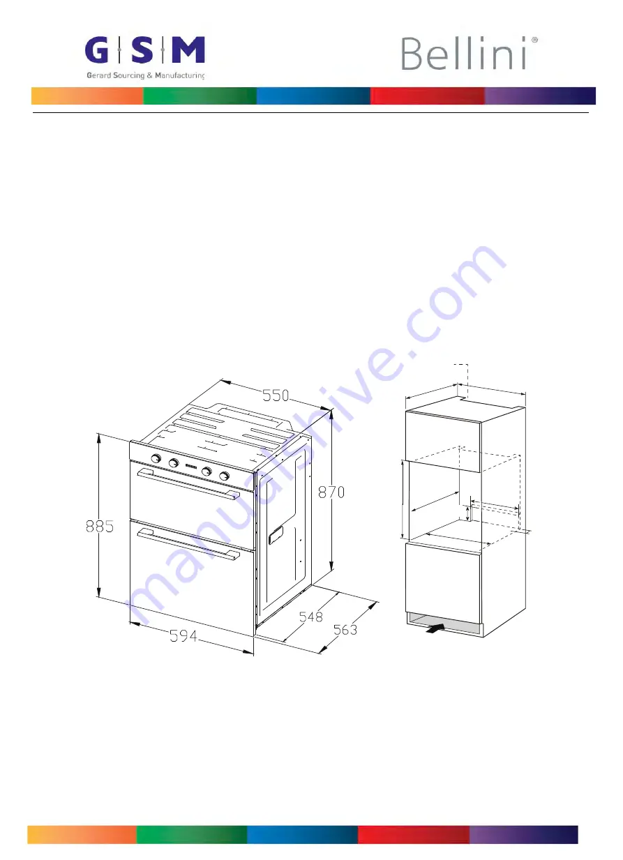 Bellini BDOM613DG Operation Instructions Manual Download Page 8