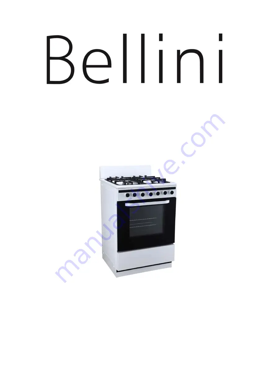 Bellini BFG609W Скачать руководство пользователя страница 1