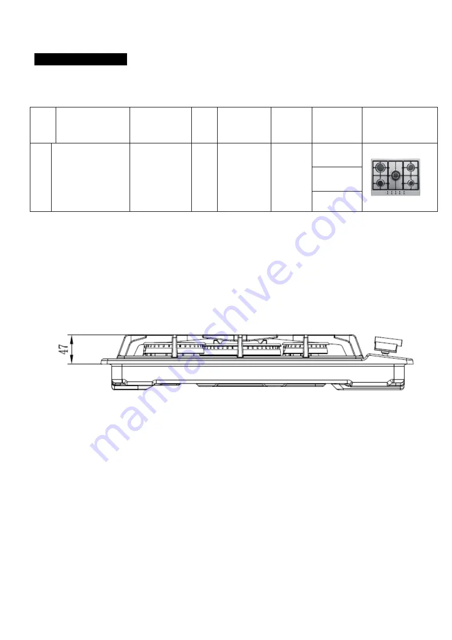 Bellini BGT705X Installation & Operation Instructions Download Page 6