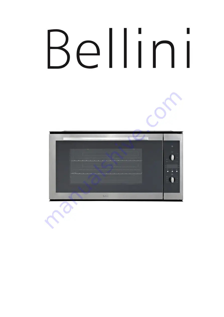 Bellini BO908CX2 Скачать руководство пользователя страница 1