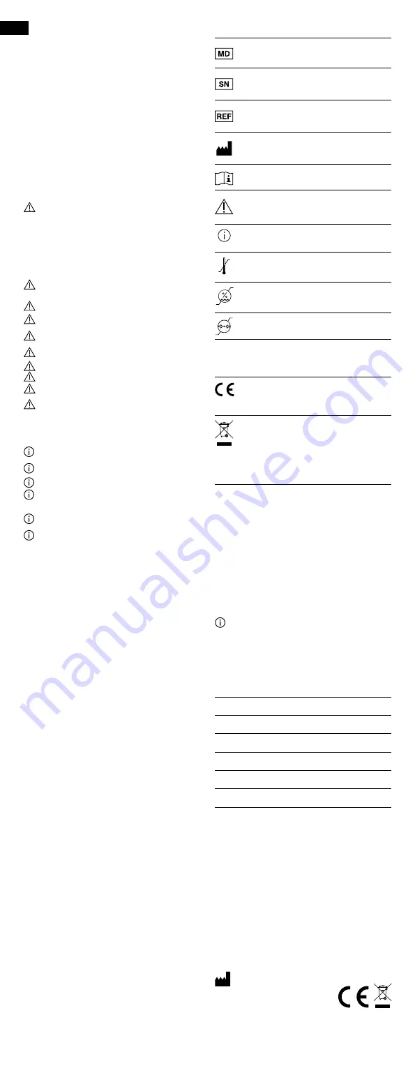 Bellman & Symfon BE9124 Medical Device Information Download Page 6