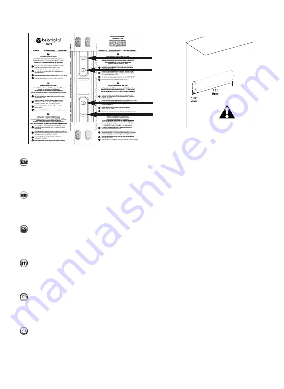 Bello Digital 7467B Скачать руководство пользователя страница 19