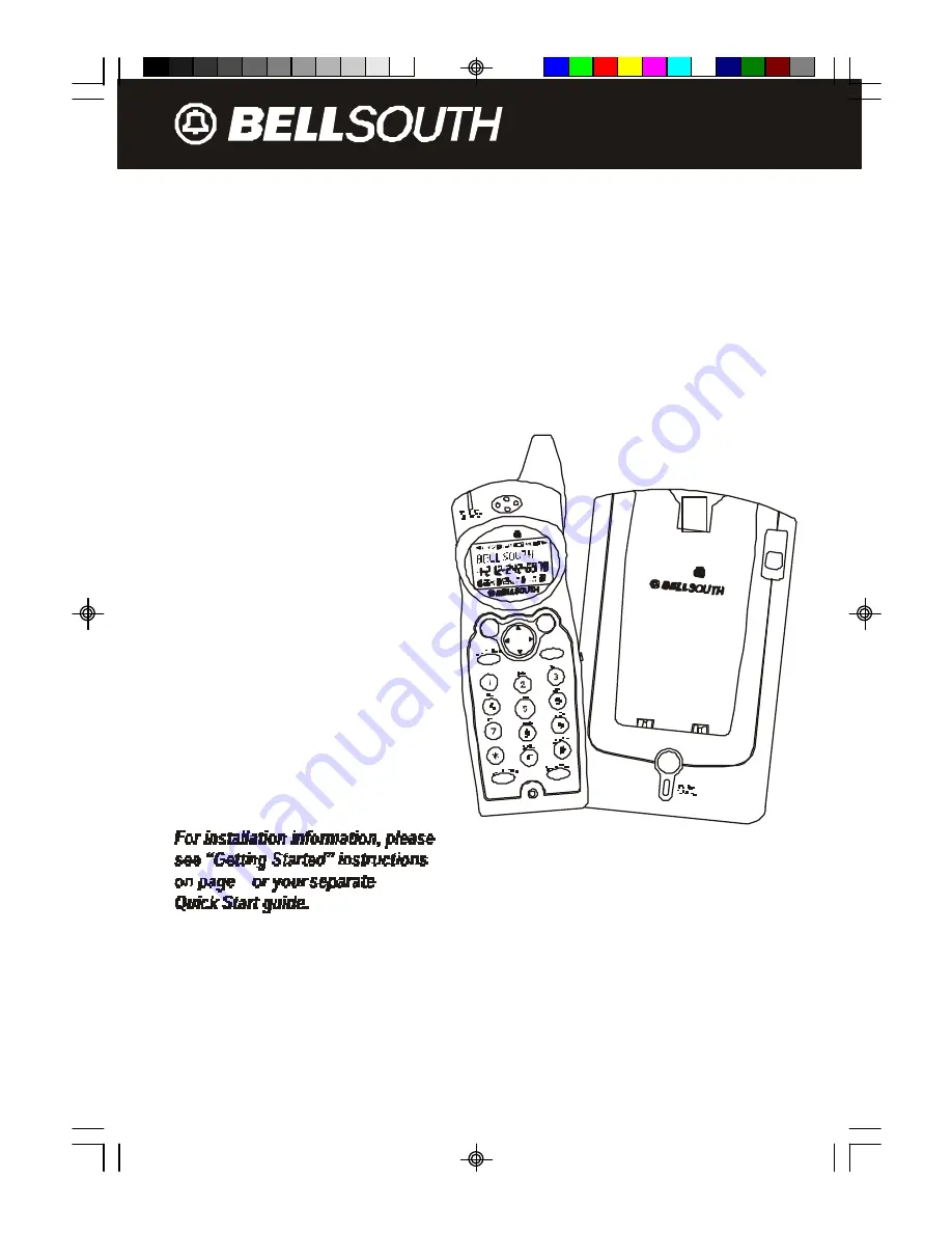 BellSouth GH9457 Owner'S Manual Installation And Operating Instructions Download Page 1