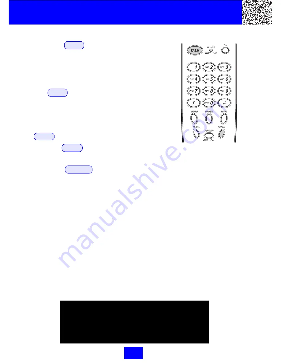 BellSouth MH9003 Owner'S Manual Installation And Operating Instructions Download Page 15