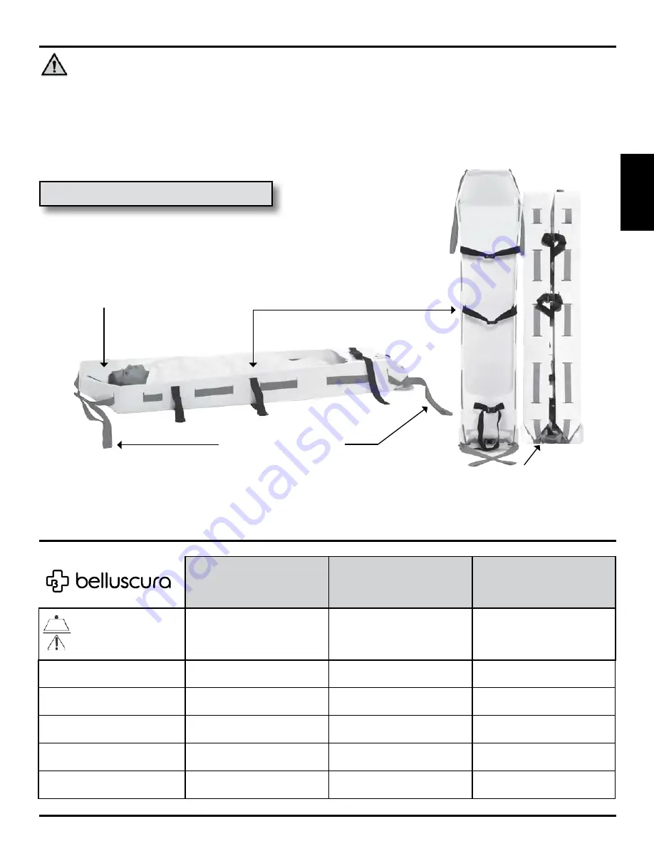 Belluscura SLYDE 6400-000-000 Operation Manual Download Page 3