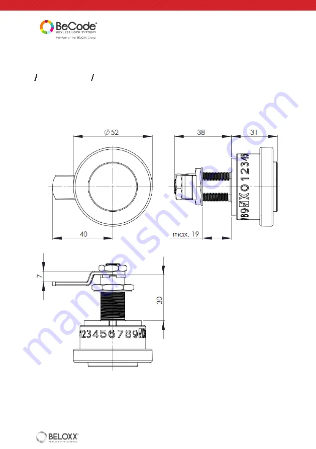 beloxx BeCode EVO+ Installation Instructions Manual Download Page 4