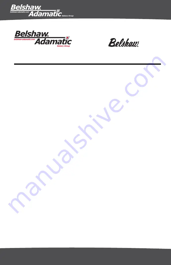 Belshaw Brothers Type K Operation And Service Manual Download Page 10