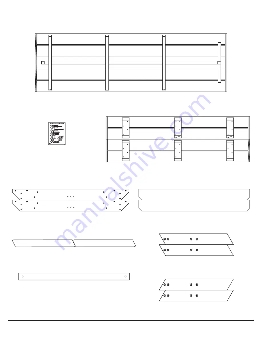 Belson Outdoors DELUXE ADA PICNIC TABLE RPD8H Instruction Sheet Download Page 2