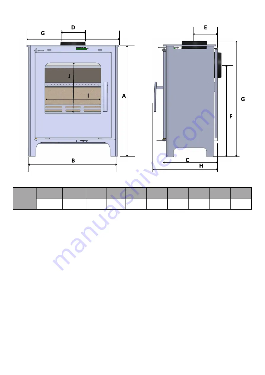 Beltane Stoves Chew Multi-fuel Operation And Installation Manual Download Page 8