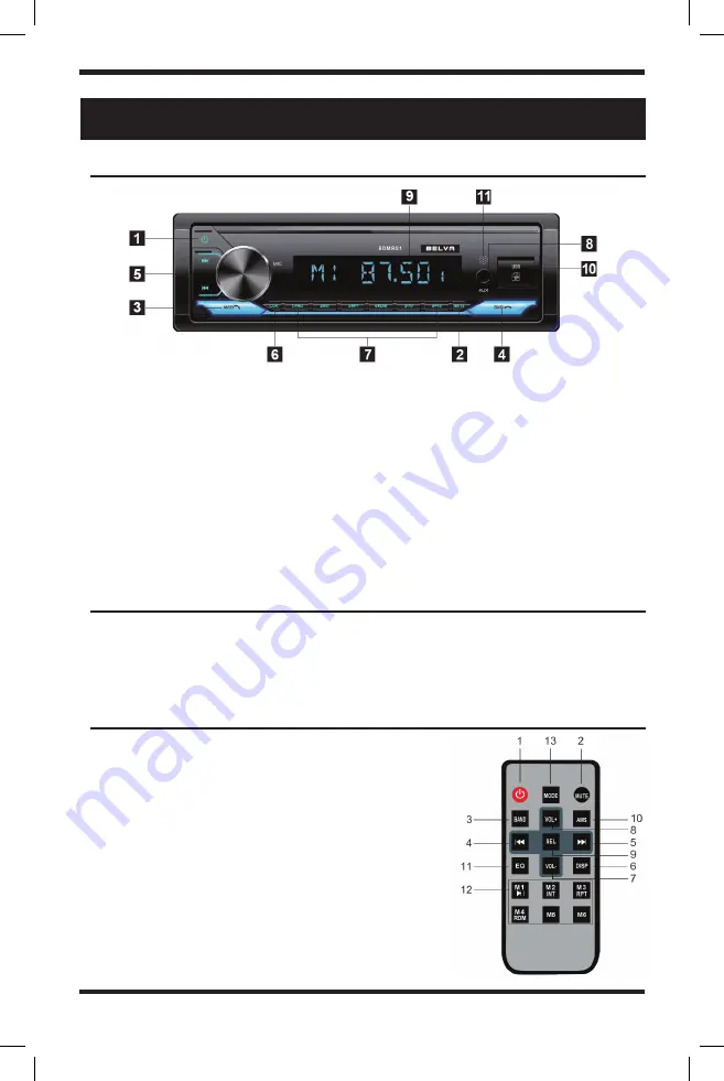 Belva BDMRS1 Owner'S Manual Download Page 4