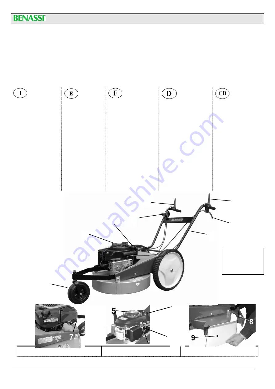 Benassi FT 530 E Скачать руководство пользователя страница 4