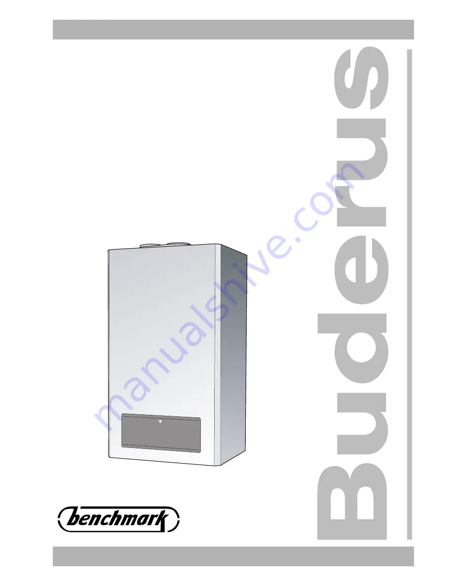 Benchmark Buderus 600 - 28C User Manual Download Page 1