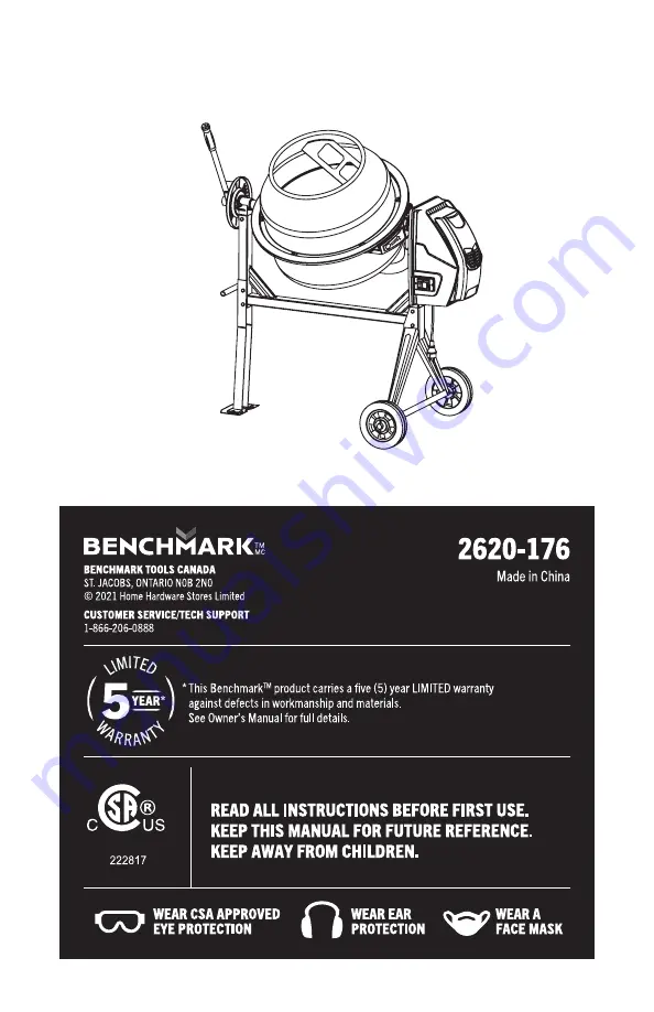 Benchmark HCM400 Manual Download Page 20