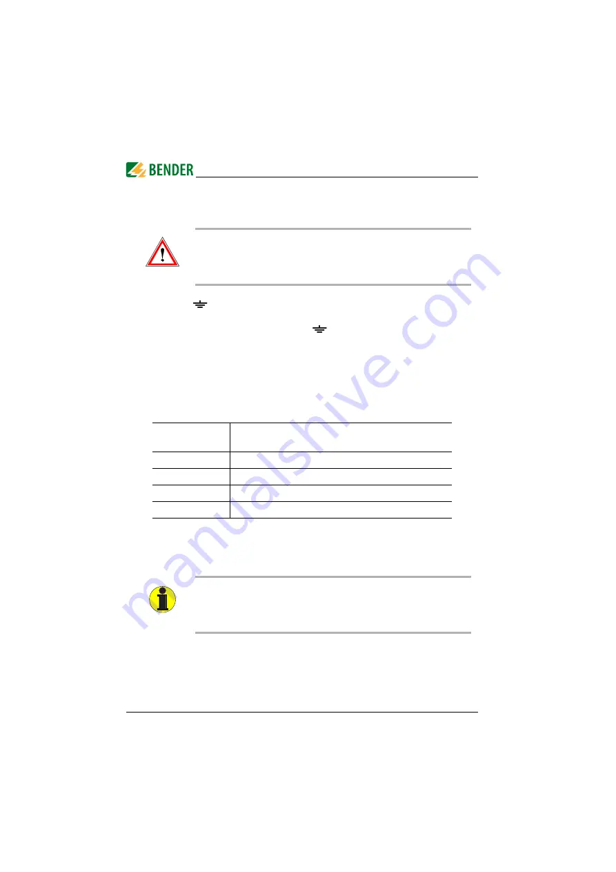 Bender A-Isometer IRDH 275 Operating Manual Download Page 10