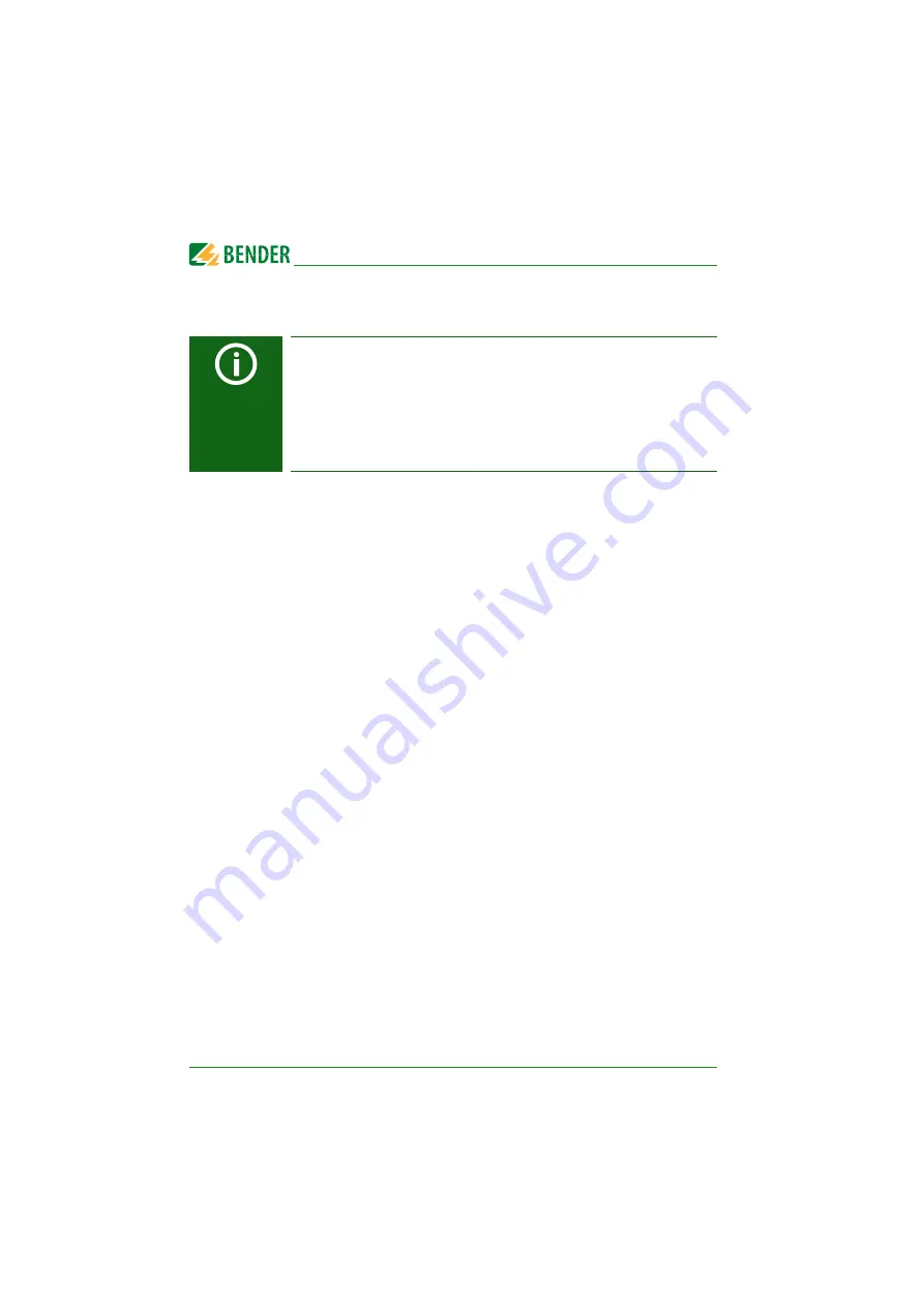 Bender B93010045 Manual Download Page 12