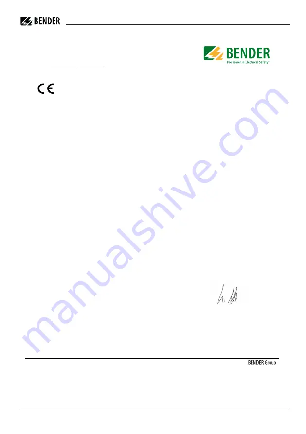 Bender CC612 EV Quick Start Manual Download Page 9