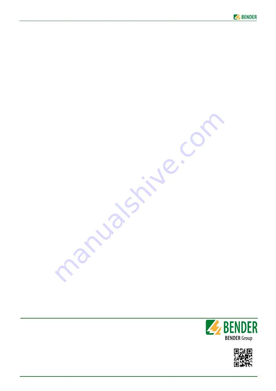 Bender ISOMETER iso685 -CN Series Quick Start Manual Download Page 8