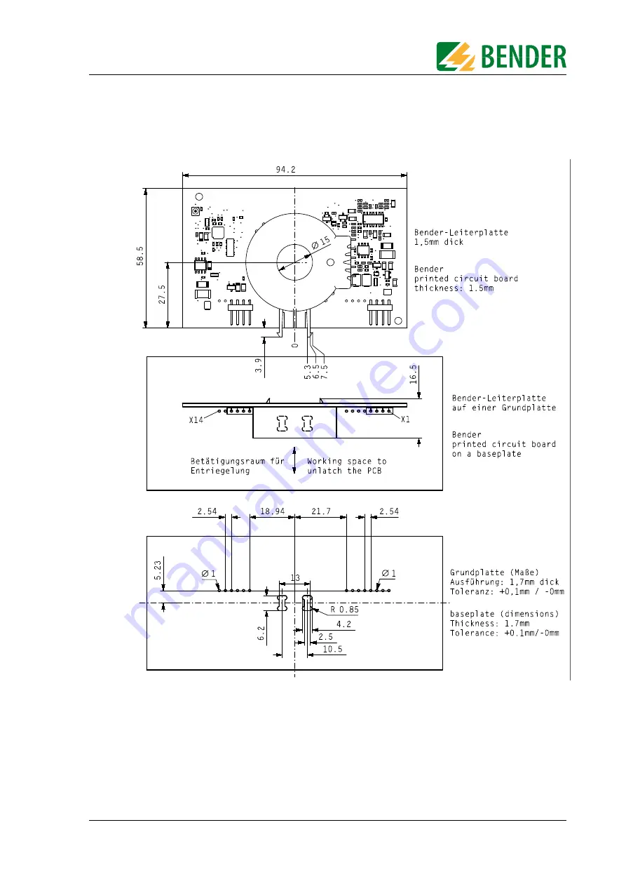 Bender RCMB101 Operating Manual Download Page 21