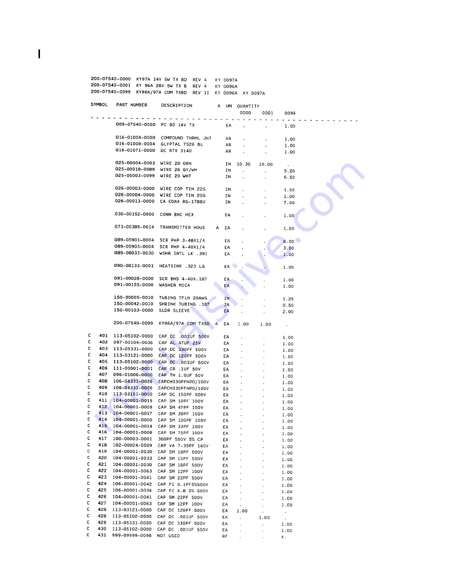 BENDIXKing KY 96A Maintenance Manual Download Page 119