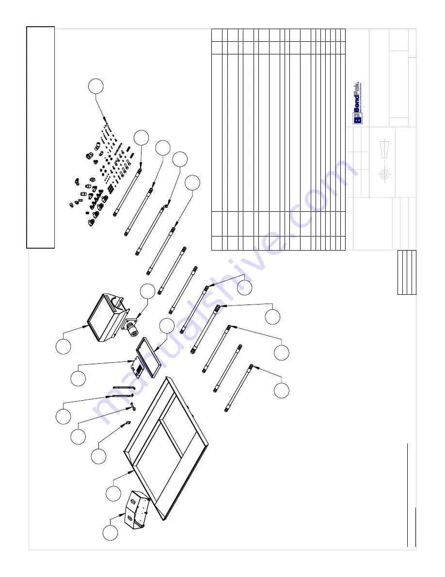 BendPak 1302-BA Operation And Service Manual Download Page 52