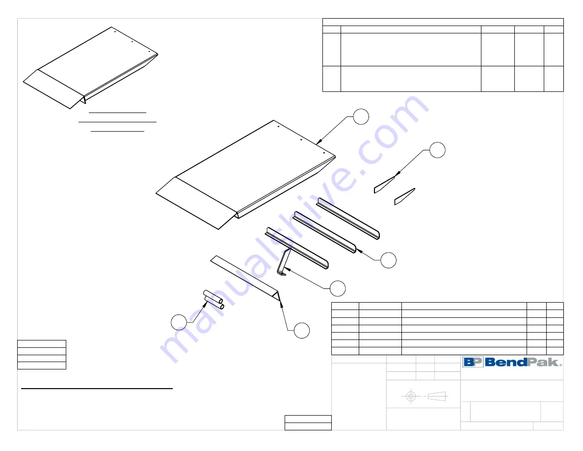 BendPak 5175004 Service Manual Download Page 23