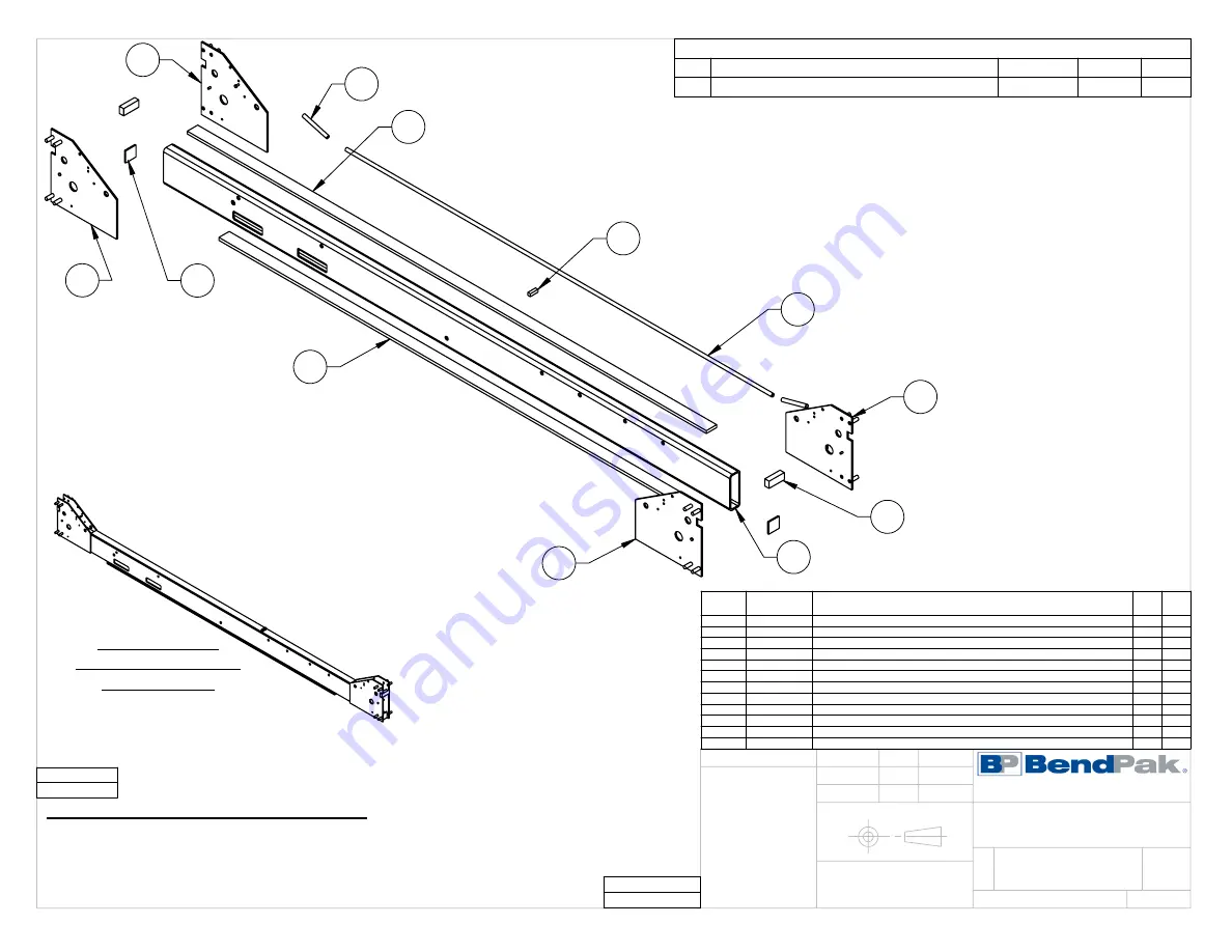 BendPak 5175004 Service Manual Download Page 26