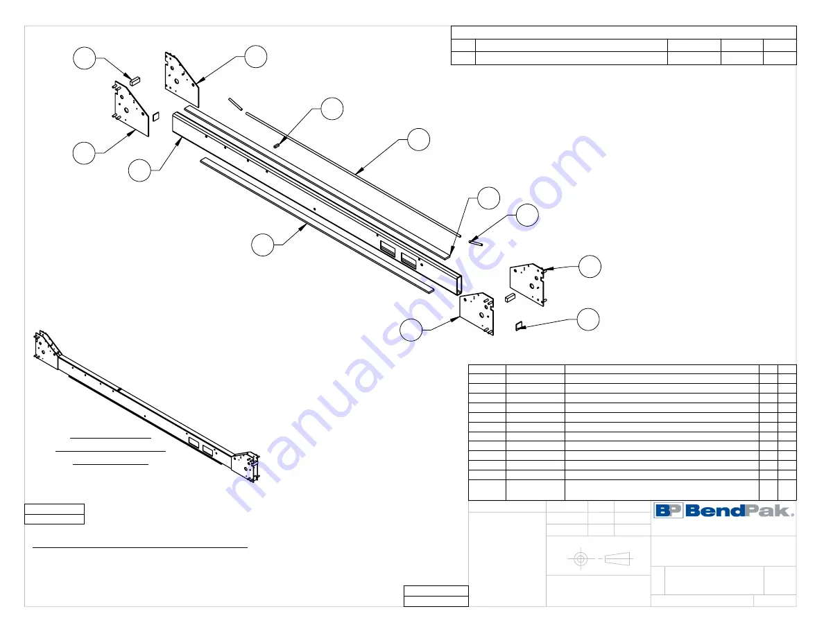 BendPak 5175004 Service Manual Download Page 27