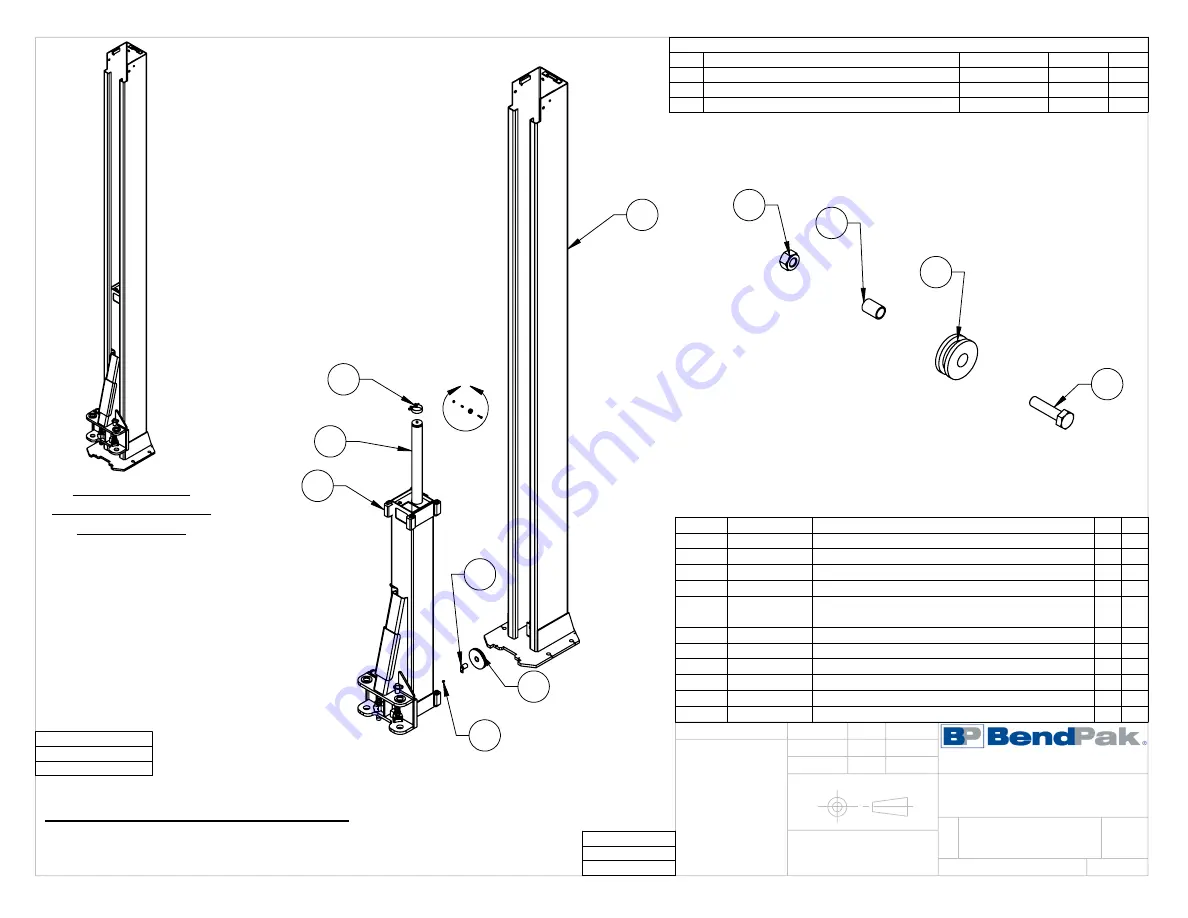 BendPak 5175194 Service Manual Download Page 5