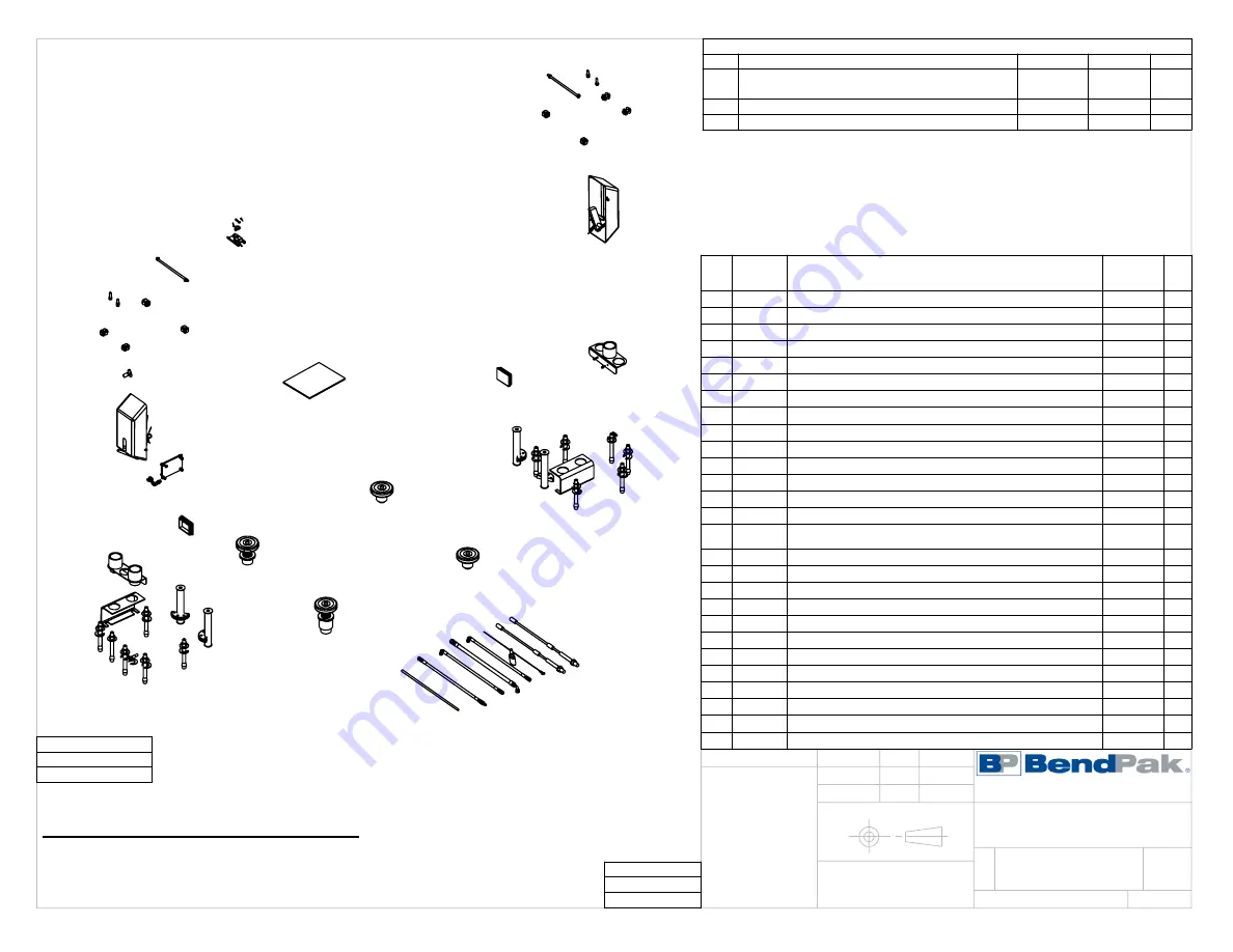 BendPak 5175194 Service Manual Download Page 11