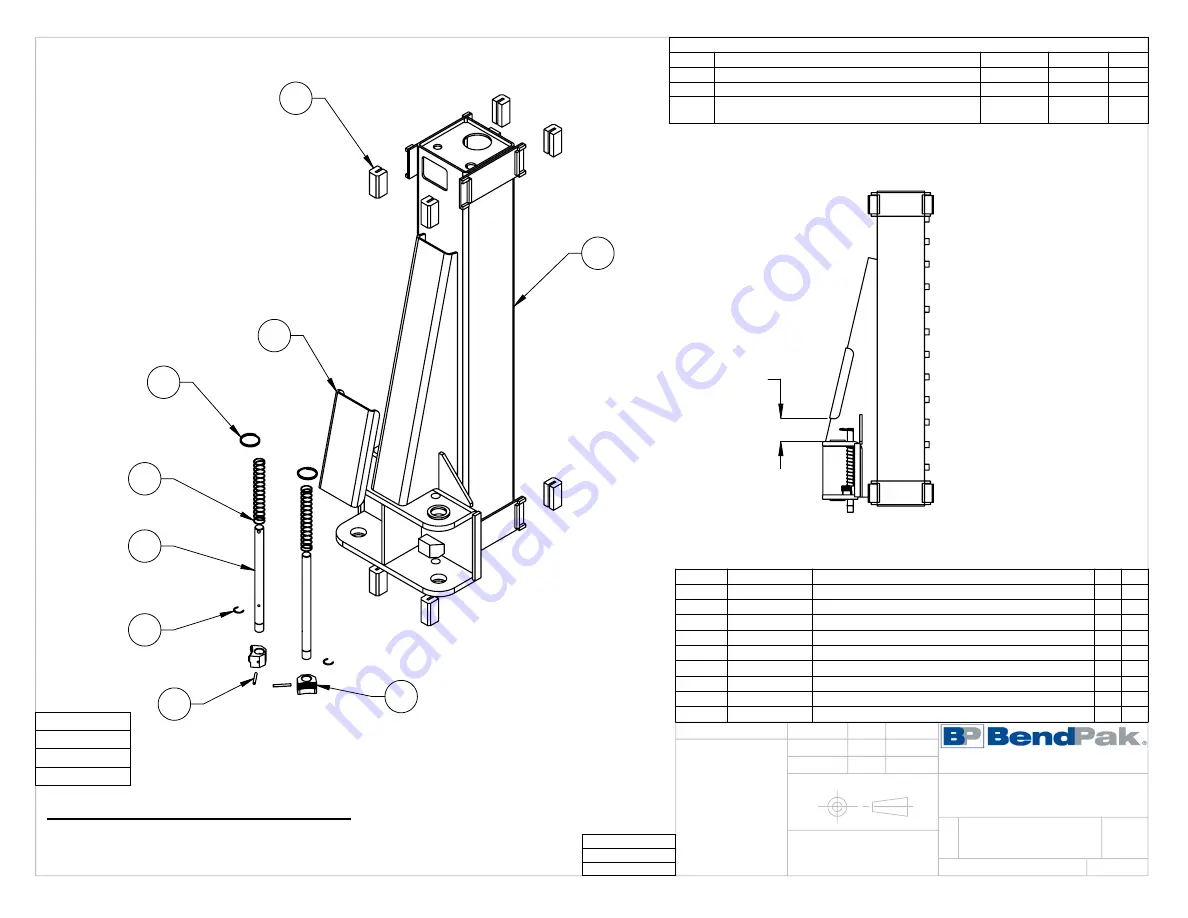 BendPak 5175411 Service Manual Download Page 8