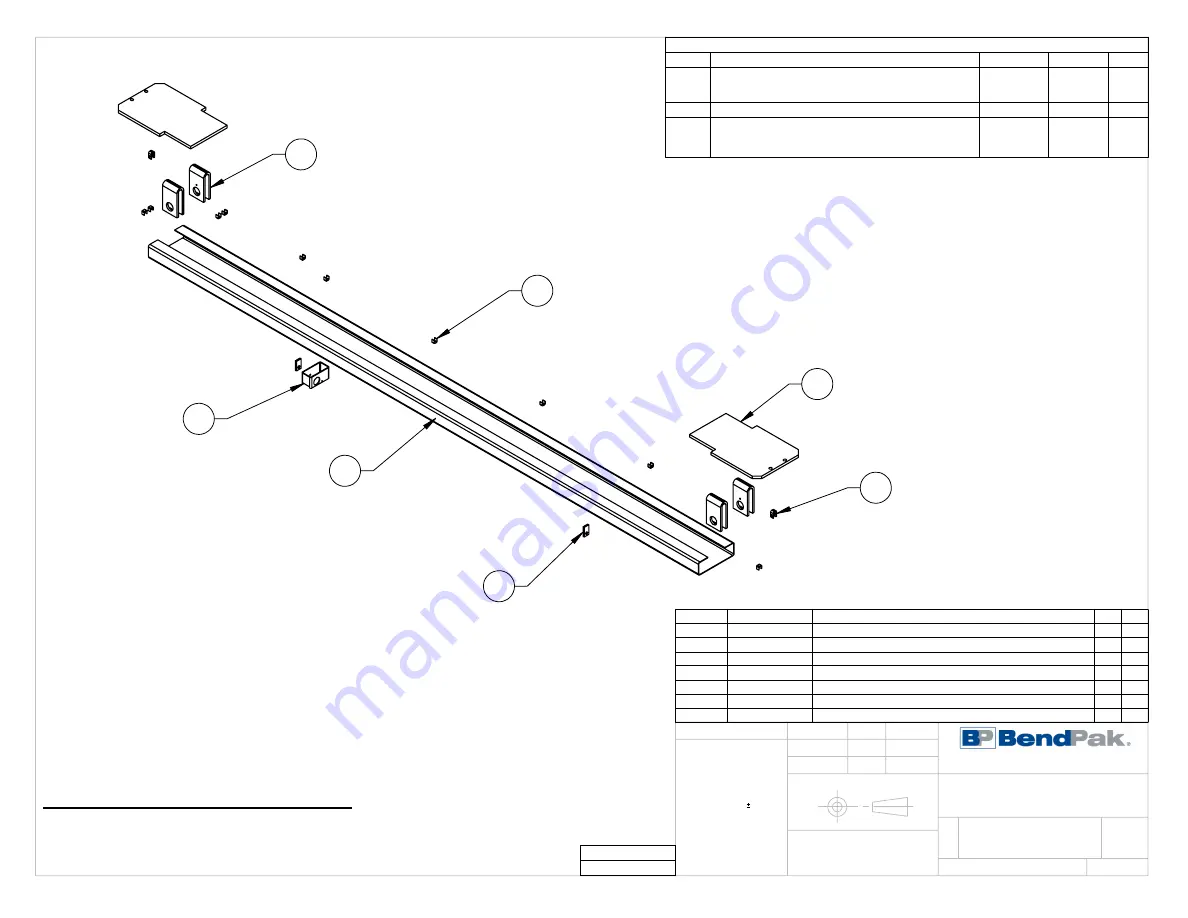 BendPak 5175411 Service Manual Download Page 21