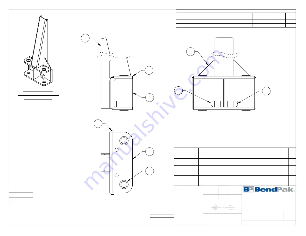 BendPak 5175411 Service Manual Download Page 25