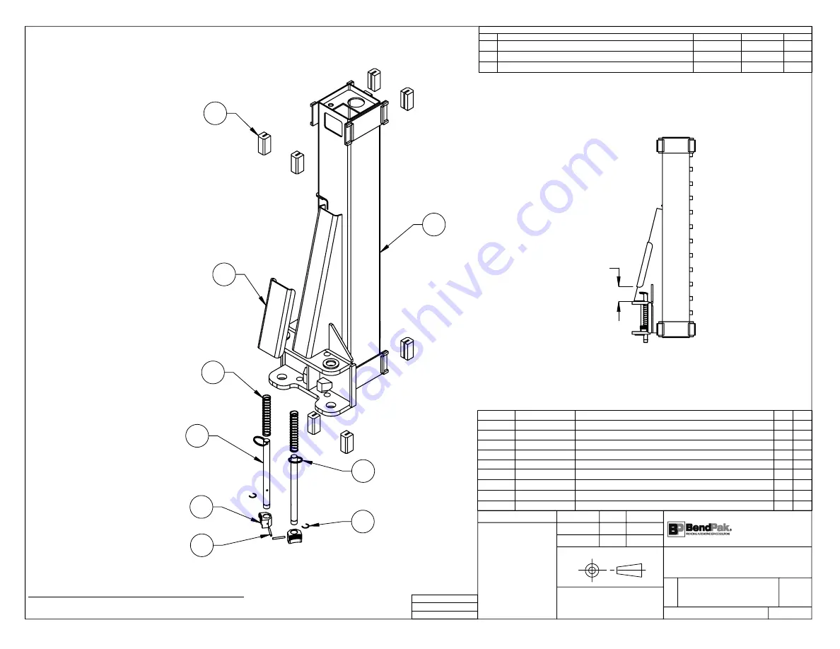 BendPak 5175770 Service Manual Download Page 13