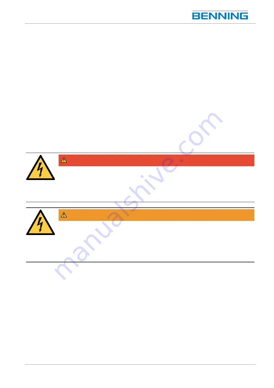 Benning 044166 Operating Manual Download Page 11