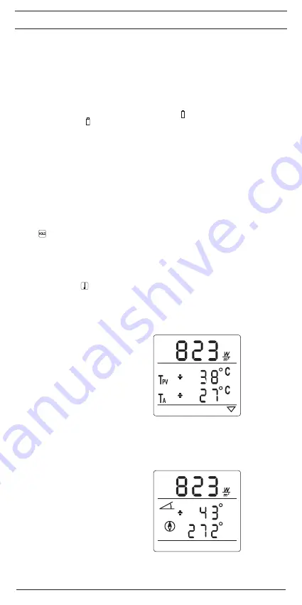 Benning Sun 2 Operating Manual Download Page 6