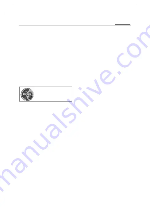 BENQ-SIEMENS Comfort HHB-160 User Manual Download Page 66