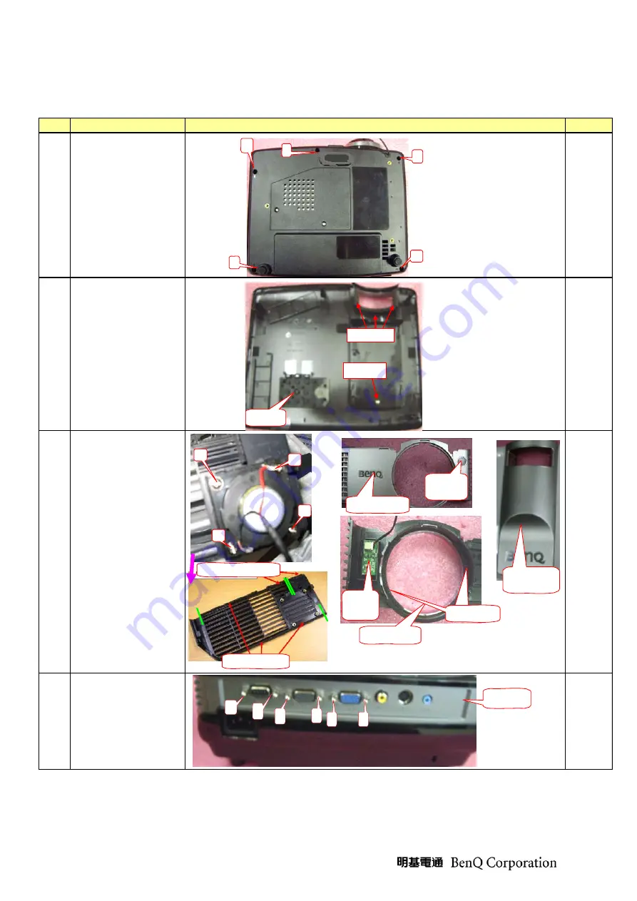 BenQ 9H.Y1277.000 Product Service Manual Download Page 48