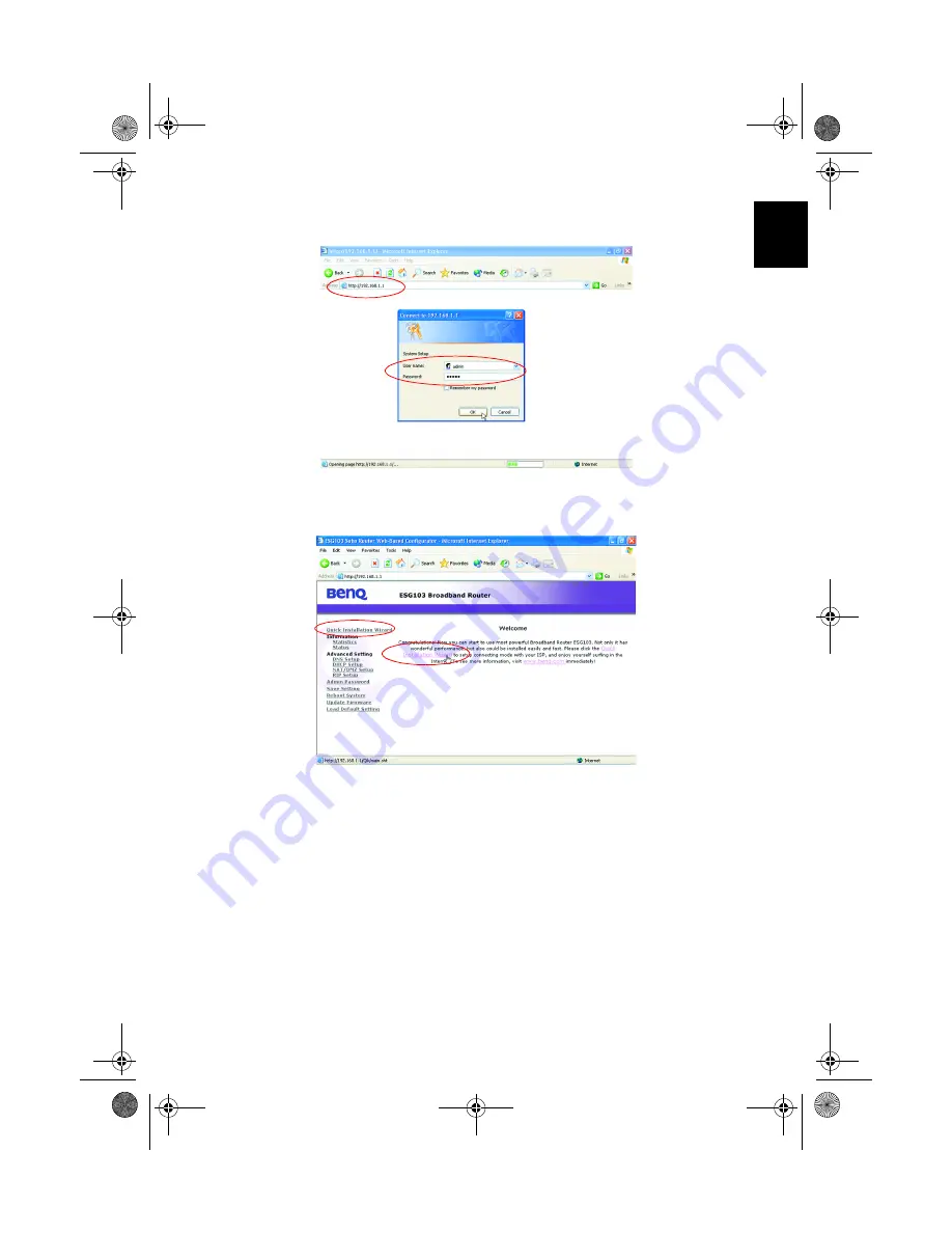 BenQ ESG 103 User Manual Download Page 9