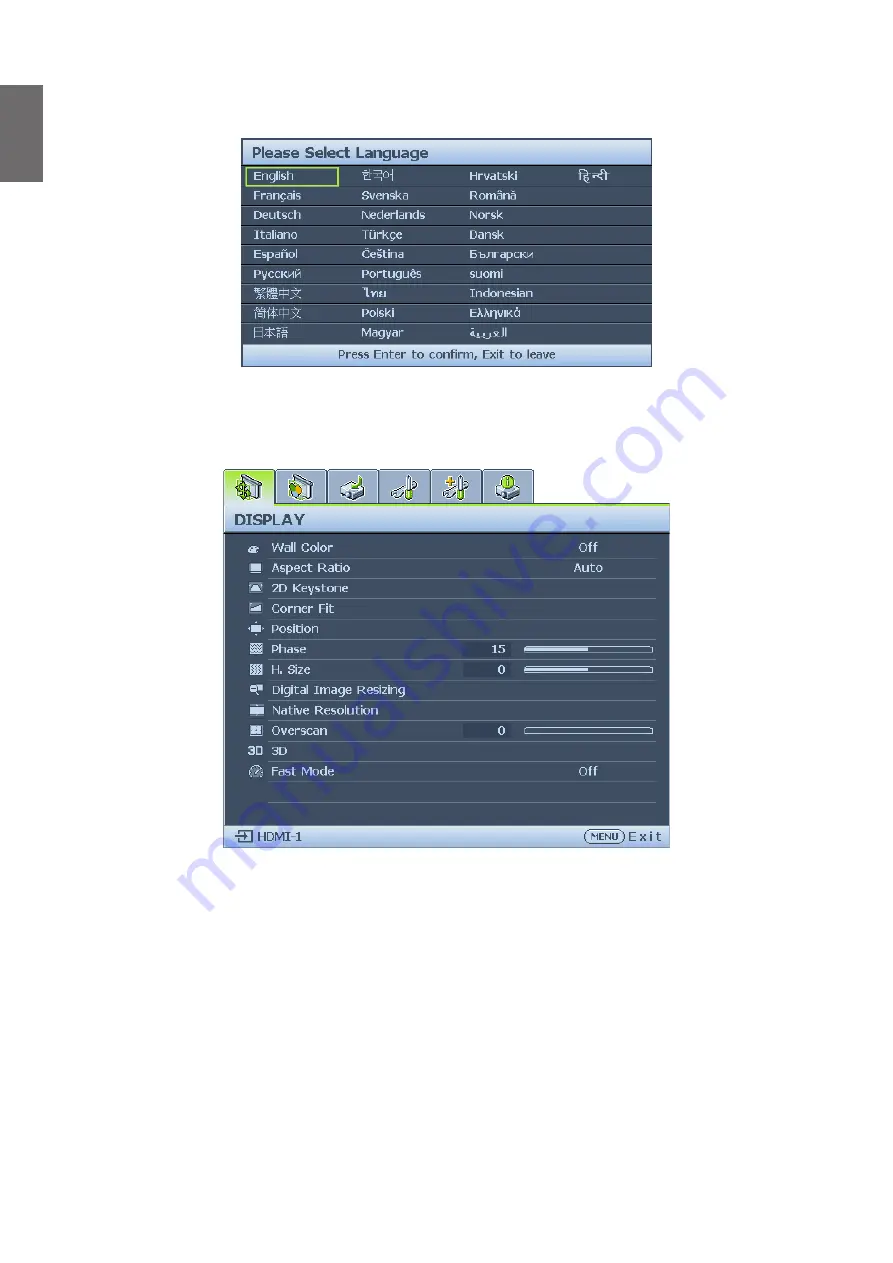 BenQ LU9255 User Manual Download Page 34