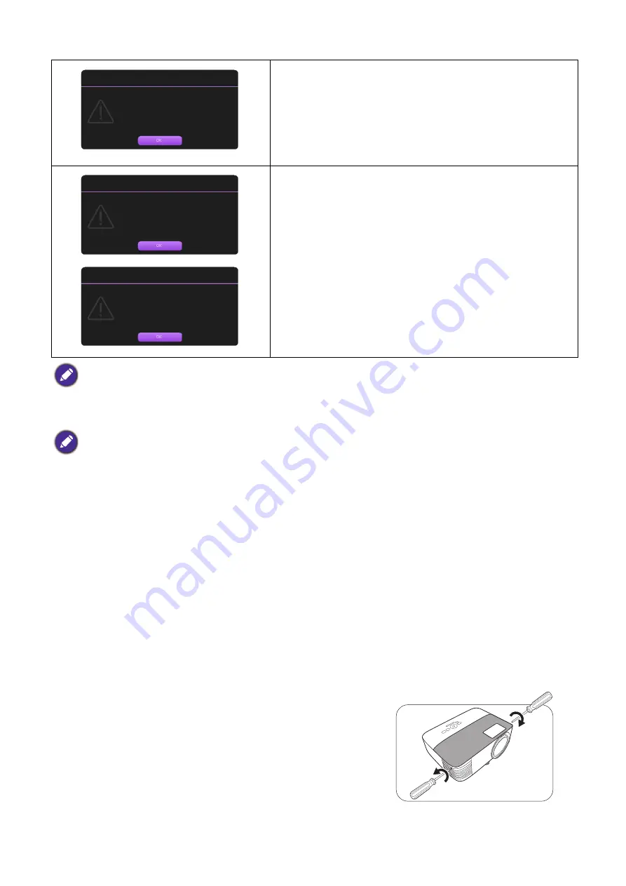 BenQ MH606 User Manual Download Page 38