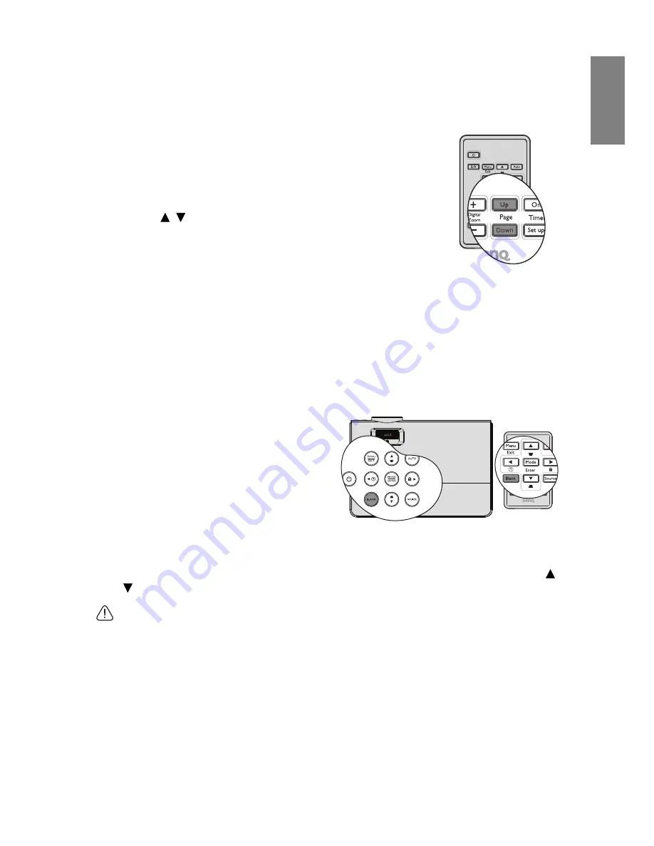 BenQ MP626 - DLP XGA Proj 2500 Lum 3000:1CR 3D Enabled Lan Rdy Brilliant Clrtm Скачать руководство пользователя страница 41