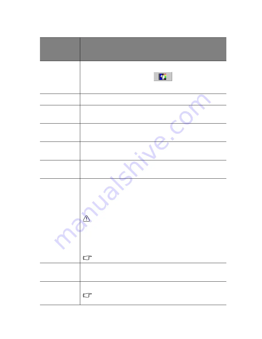 BenQ MP721 - XGA DLP Projector User Manual Download Page 46