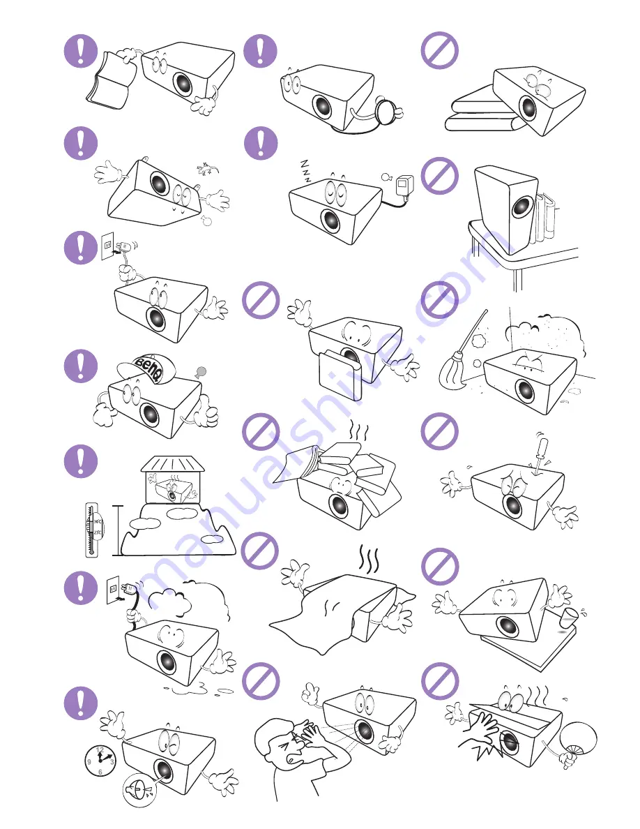 BenQ MW663 Quick Start Manual Download Page 2