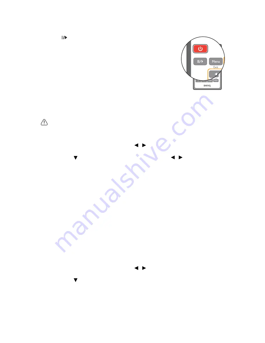 BenQ MW712 User Manual Download Page 40