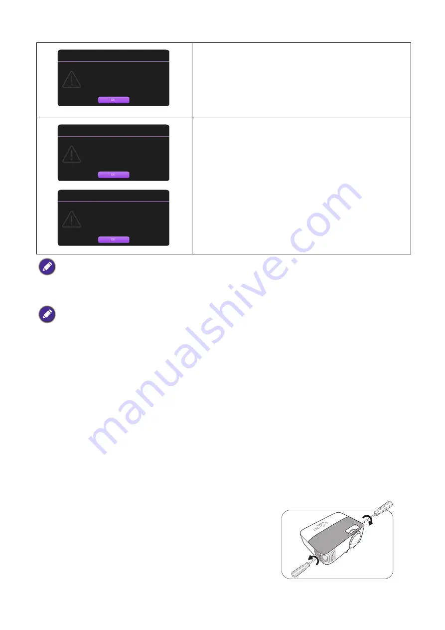 BenQ MW809STH User Manual Download Page 38