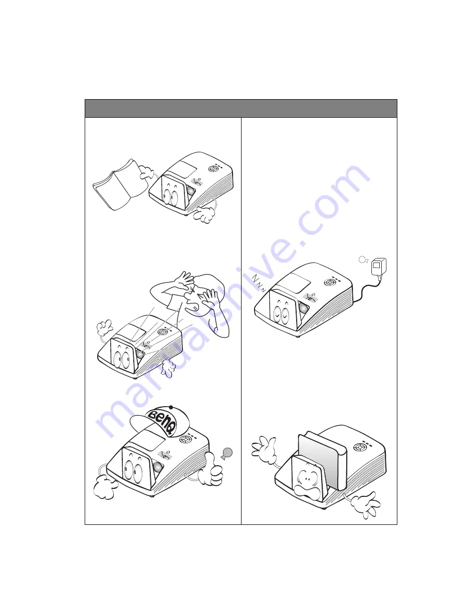 BenQ MW853UST User Manual Download Page 3