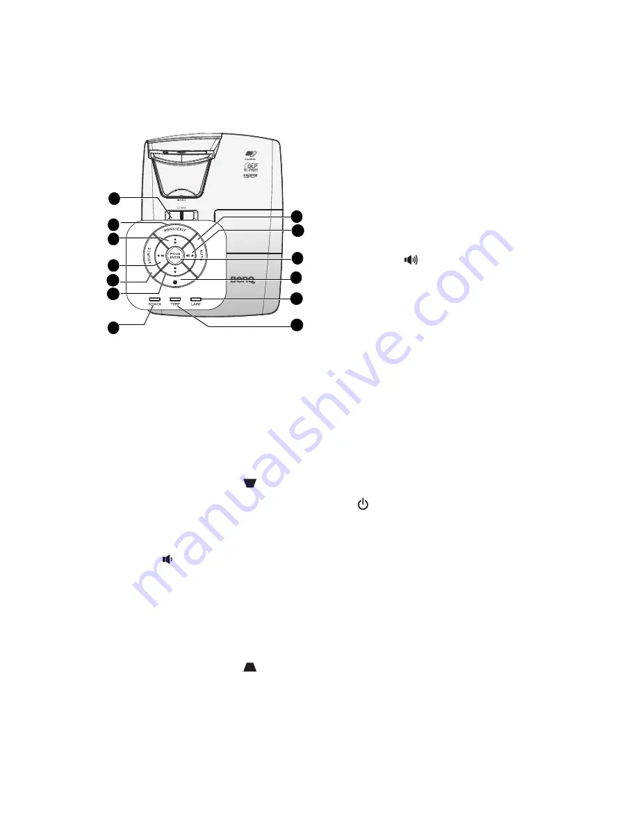 BenQ MW853UST User Manual Download Page 11