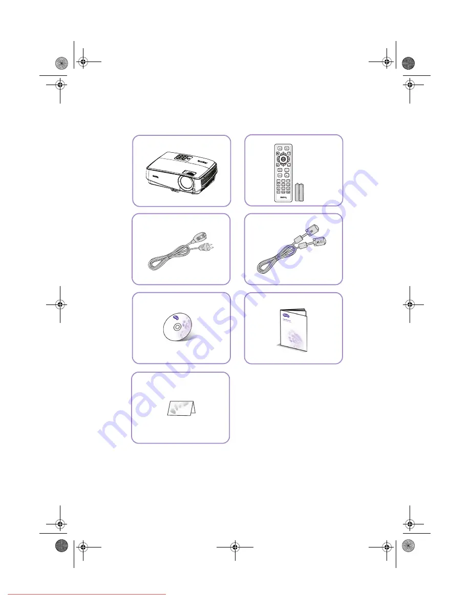 BenQ MX805ST Скачать руководство пользователя страница 2