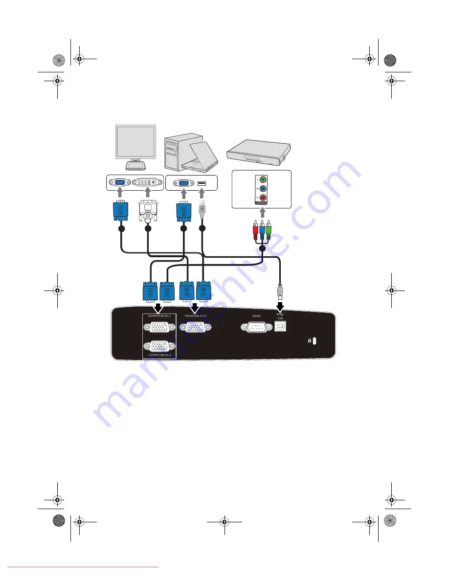 BenQ MX805ST Скачать руководство пользователя страница 3