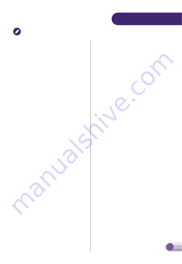 BenQ PU9530 Quick Start Manual Download Page 24